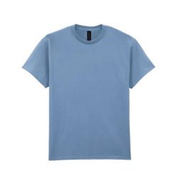 Ultra Bawełniana Koszulka Unisex Dla Dorosłych. Niebieskie bluzki damskie GILDAN, xl, bez wzorów, z bawełny, sportowe, bez kołnierzyka, bez ramiączek. Za 61.99 zł.