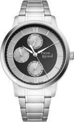 Zegarek Pierre Ricaud Zegarek męski Pierre Ricaud P97239.5164QF srebrny. Szare zegarki męskie Pierre Ricaud, bez wzorów, srebrne. Za 360.00 zł.