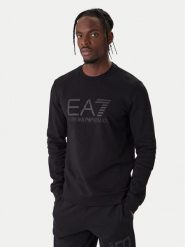 EA7 Emporio Armani Bluza 7M002278 AF22266 MC005 Czarny Regular Fit. Czarne bluzy męskie EA7 Emporio Armani, m, bez wzorów, z bawełny, bez ramiączek, bez kaptura. Za 449.99 zł.