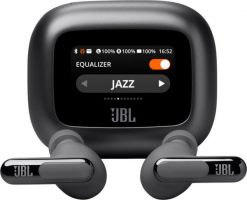 Słuchawki JBL Live Beam 3 czarne (JBLLIVEBEAM3BLK). Czarne słuchawki bezprzewodowe JBL. Za 635.00 zł.