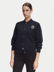 Morgan Kardigan 252-MTEDDY Granatowy Regular Fit. Niebieskie kardigany damskie Morgan, xs, bez wzorów, z syntetyku, bez kołnierzyka. Za 319.99 zł.