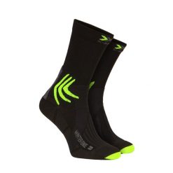 Skarpety rowerowe zimowe X-Socks WINTER BIKE 4.0. Czarne skarpetki damskie X-Socks, bez wzorów. W wyprzedaży za 112.00 zł.
