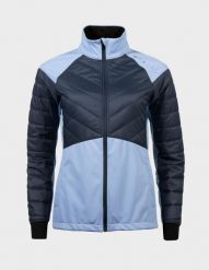 Kurtka do narciarstwa biegowego damska Halti Tripla Hybrid. Niebieskie kurtki sportowe damskie Halti, m, bez wzorów, z dzianiny, bez ramiączek, bez kaptura, do biegania. Za 844.99 zł.