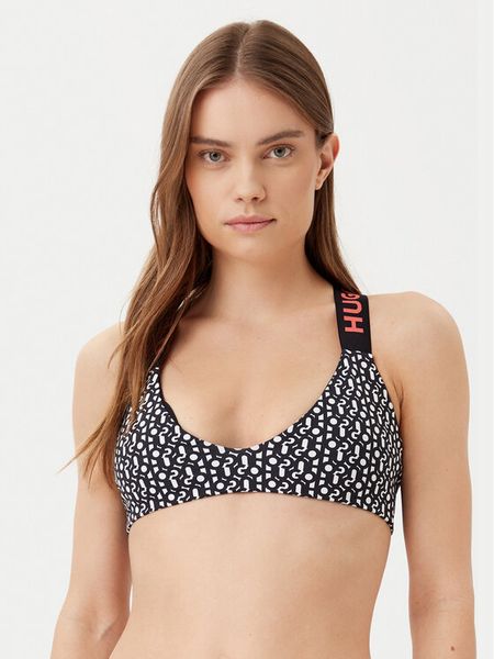 HUGO Góra od bikini Monogram 50534948 Czarny. Czarne bikini Hugo, bez wzorów, z syntetyku. Za 259.99 zł.