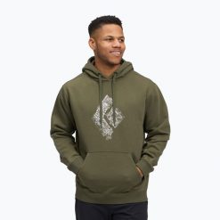 Bluza męska Black Diamond Engineered Diamond Po Hoody. Zielone bluzy męskie Black Diamond, m, bez wzorów, sportowe, bez ramiączek, bez kaptura. Za 259.99 zł.