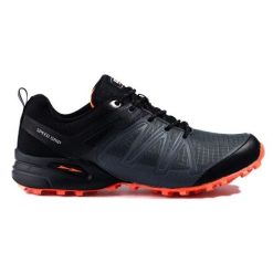 Buty trekkingowe DK czarne. Czarne trekkingi męskie bez zapięcia. Za 231.50 zł.