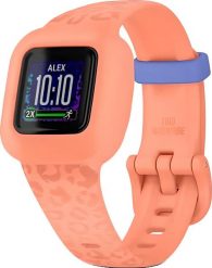 Smartband Garmin Vivofit Junior 3 Peach Leopard Pomarańczowy. Brązowe smartbandy Garmin. Za 363.99 zł.