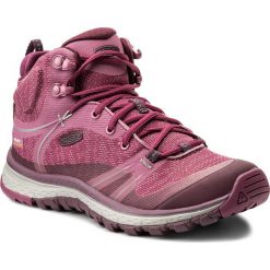 Trekkingi KEEN - Terradora Mid Wp 1018524 Boysenberry/Grape Wine. Fioletowe obuwie trekkingowe damskie Keen, z materiału, bez zapięcia. W wyprzedaży za 329.00 zł.