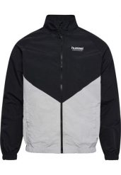 Kurtka z dresu Hummel Lgc Felix Wov. Czarne kurtki męskie Hummel, m, bez wzorów, z dresówki, sportowe, bez kaptura. Za 213.25 zł.