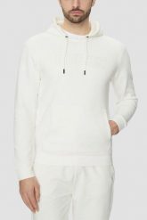 GUESS Biała bluza męska Aldwin, Rozmiar XXL. Białe bluzy męskie Guess, m, z aplikacjami, z bawełny, klasyczne, bez ramiączek, bez kaptura. W wyprzedaży za 208.99 zł.