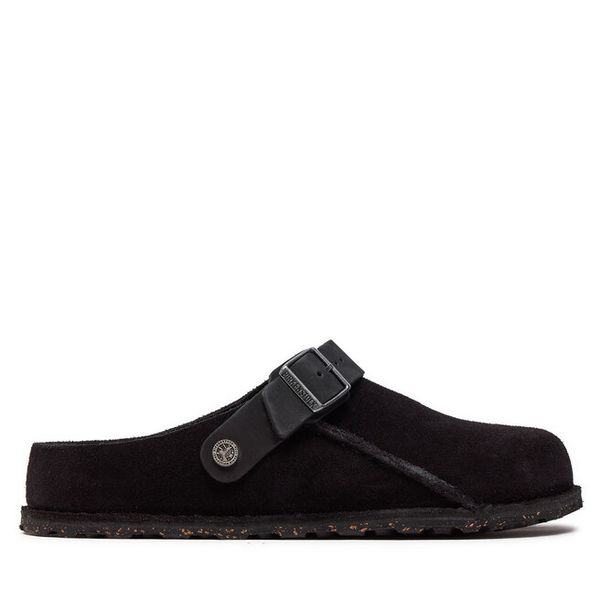 Sandały Birkenstock. Czarne sandały męskie Birkenstock, bez wzorów, bez zapięcia. Za 399.99 zł.