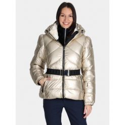 Kurtka Narciarska Damska Luhta Suukisvaara. Żółte kurtki sportowe damskie Luhta, na zimę, bez wzorów, bez ramiączek, bez kaptura, narciarskie. W wyprzedaży za 1,039.20 zł.