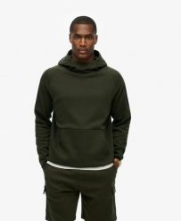 Superdry Bluza z kapturem Tech Logo Loose. Zielone bluzy damskie Superdry, m, bez wzorów, z bawełny, bez ramiączek, z kapturem. Za 389.65 zł.