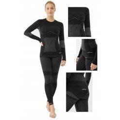 Bielizna termoaktywna dla kobiet Viking Ilsa. Czarna bielizna sportowa damska Viking, xl, bez wzorów. Za 189.90 zł.