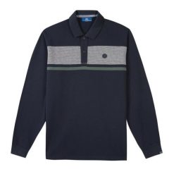 Sweter męski TBS Kabyepol. Niebieskie swetry męskie TBS, m, bez wzorów, eleganckie, bez kołnierzyka, bez ramiączek. Za 339.00 zł.