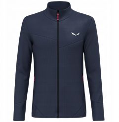 Bluza bez kaptura Salewa Puez Waffle Hyb PL Jacket - navy blazer. Niebieskie bluzy męskie Salewa, m, bez wzorów, bez ramiączek, bez kaptura. Za 624.70 zł.