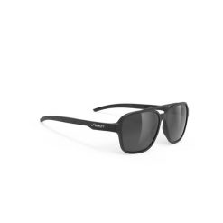 Okulary Rudy Project CRUZE BLACK MATTE - Smoke Black. Czarne okulary przeciwsłoneczne damskie Rudy Project. W wyprzedaży za 300.00 zł.