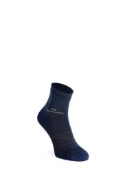 Skarpety trekkingowe męskie Ortovox Alpine Light Quarter Socks. Niebieskie skarpety męskie ORTOVOX, bez wzorów, z materiału. Za 114.39 zł.