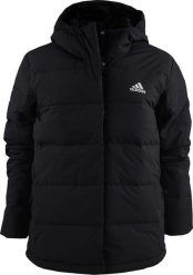 Adidas Kurtka damska adidas Helionic Hooded Down czarna HG8747 L. Czarne kurtki sportowe damskie Adidas, l, bez wzorów, bez ramiączek, bez kaptura. Za 763.23 zł.