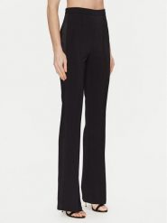 Elisabetta Franchi Spodnie materiałowe PA-082-51E2-V320 Czarny Regular Fit. Czarne spodnie materiałowe damskie Elisabetta Franchi, bez wzorów, z materiału. Za 829.99 zł.