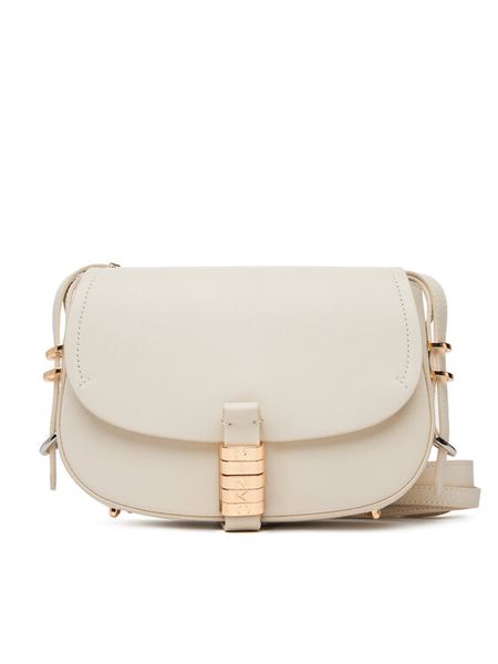 PINKO Torebka Saddle Mini PE PLTT 103831 A270 Biały. Białe listonoszki damskie Pinko, bez wzorów, ze skóry, bez dodatków. Za 789.99 zł.