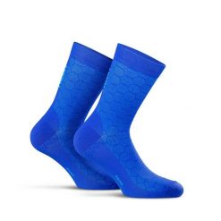 Skarpety Neon 3D. Niebieskie skarpety męskie NEON, bez wzorów, z włókna. Za 130.50 zł.