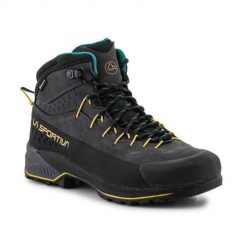 Buty trekkingowe męskie La Sportiva Tx4 Evo Mid Gtx. Czarne trekkingi męskie La Sportiva, z materiału, za kostkę, bez zapięcia. Za 884.45 zł.