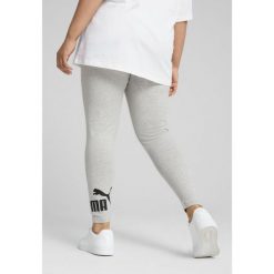 Legginsy damskie z logo No. 1 ESS PUMA Light Gray Heather. Czarne legginsy damskie Puma, bez wzorów, z dżerseju. W wyprzedaży za 94.00 zł.