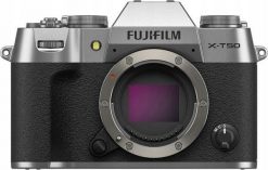 Lustrzanka Fujifilm Sisteminis fotoaparatas Fujifilm X-T50 Sidabrinis (Sidabrinis). Lustrzanki cyfrowe FUJIFILM. Za 5,845.54 zł.