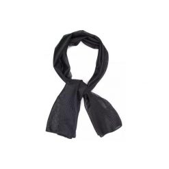 Szal maskujący z siatki MESH 155x48 cm. Czarne szaliki damskie CAMOUFLAGE, bez wzorów, z meshu. Za 27.99 zł.