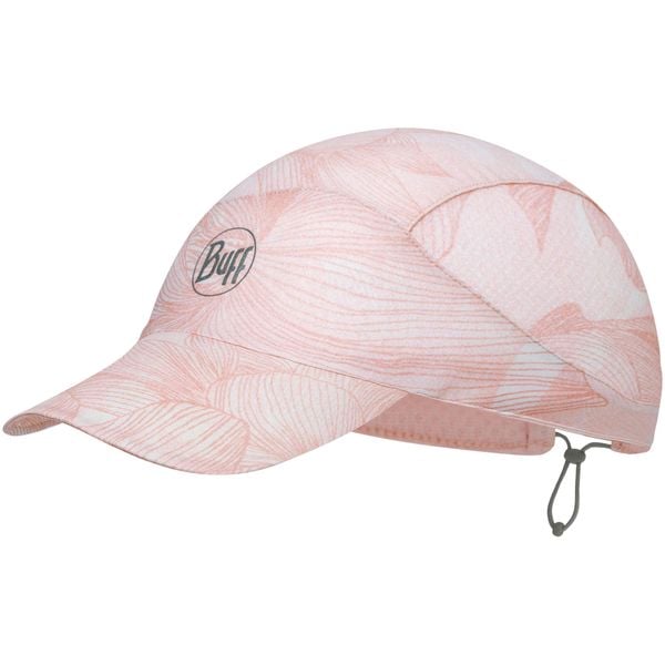 Czapka z daszkiem BUFF PACK SPEED CAP CYANCY BLOSSOM. Czerwone czapki damskie Buff, bez wzorów, z elastanu, sportowe. Za 98.99 zł.