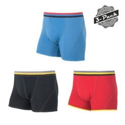 SENSOR Termoaktywne bokserki męskie MERINO ACTIVE 3PACK-XL. Czerwone bokserki męskie Sensor, bez wzorów, z materiału. Za 325.39 zł.