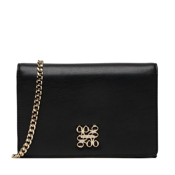 Torebka Nine West. Czarne listonoszki damskie Nine West, bez wzorów, bez dodatków. Za 169.99 zł.