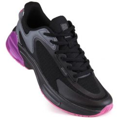 Buty sportowe damskie sneakersy czarne Big Star LL274335. Czarne obuwie sportowe damskie BIG STAR, bez wzorów, z materiału, bez zapięcia. Za 88.00 zł.