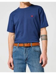 WRANGLER MĘSKI PASEK SKÓRZANY LEATHER BELT COGNAC 112358070 PREMIUM W0N7014672. Brązowe paski męskie Wrangler, klasyczne. Za 129.99 zł.