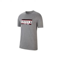 Koszulka sportowa męska Nike Air Jordan Sticker. Koszulki sportowe męskie Nike, m, bez wzorów, bez ramiączek, na fitness i siłownię. Za 129.00 zł.