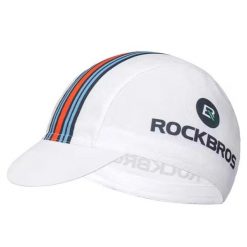 Czapka rowerowa Rockbros MZ10022 z daszkiem - biała. Białe czapki damskie ROCKBROS, bez wzorów, z materiału, eleganckie. Za 74.00 zł.