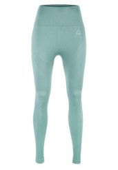 Legginsy fitness damskie Beshaped Femme Force bezszwowe. Niebieskie legginsy damskie BESHAPED, z aplikacjami, z dzianiny. Za 143.20 zł.