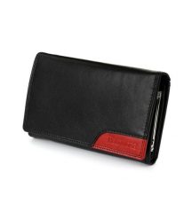 Portfel skórzany czarny BELTIMORE 038. Czarne portfele damskie . Za 69.90 zł.