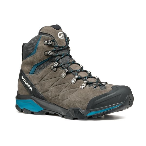 Buty górskie męskie Scarpa ZG Trek GTX Wide. Szare trekkingi męskie Scarpa, bez zapięcia. Za 719.99 zł.
