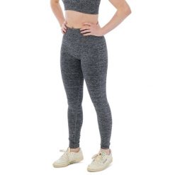 Sportowe legginsy damskie Xtreme Sportswear Antracyt melanż. Brązowe legginsy damskie XTREME SOCKSWEAR, bez wzorów, bez zapięcia, na fitness i siłownię. Za 134.50 zł.