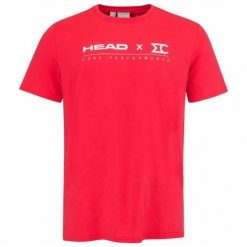 Koszulka sportowa męska Head Mc 2023. Czerwone koszulki sportowe męskie Head, m, bez wzorów, z poliesteru, bez ramiączek, trekkingowe. Za 262.00 zł.