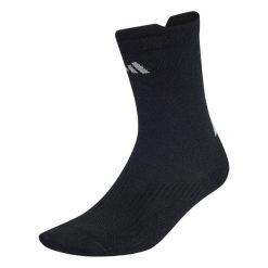 SKARPETY RUNNING REFLECTIVE CREW. Czarne skarpety męskie Adidas, bez wzorów, z elastanu. Za 89.95 zł.