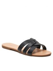 ONLY Shoes Klapki Onlfeli-4 15319426 Czarny. Czarne klapki damskie ONLY Shoes, bez wzorów, ze skóry, bez obcasa, bez zapięcia. Za 129.99 zł.