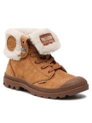 Palladium Trapery Baggy Nbk Wl 97962-237-M Brązowy. Brązowe trapery damskie Palladium, z nubiku, bez zapięcia. Za 509.99 zł.