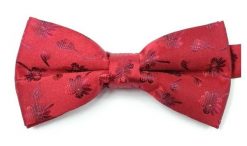 Czerwona Mucha w Kwiatki, Kwiaty - Motyw Florystyczny, Męska. Czerwone krawaty i muchy Vernon, bez wzorów, eleganckie. Za 29.00 zł.
