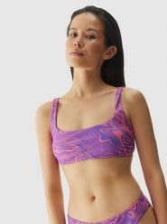 4F Góra od bikini damska - multikolor L. Czerwone bikini 4F, l, bez wzorów, z elastanu. W wyprzedaży za 39.99 zł.