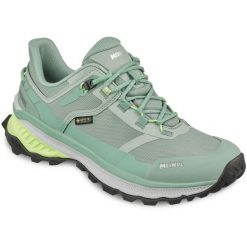 Buty sportowe damskie MEINDL Tahoma Lady GTX z membraną Gore-Tex. Zielone obuwie trekkingowe damskie MEINDL, z gore-texu, bez zapięcia. Za 899.90 zł.