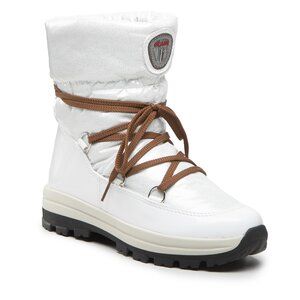 Śniegowce Olang. Białe śniegowce damskie Olang, bez zapięcia. Za 389.99 zł.