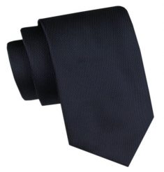 Klasyczny, Szeroki Krawat Męski CHATTIER - Granat, Jednokolorowy. Niebieskie krawaty i muchy Chattier, bez wzorów, z tkaniny, eleganckie. Za 49.00 zł.
